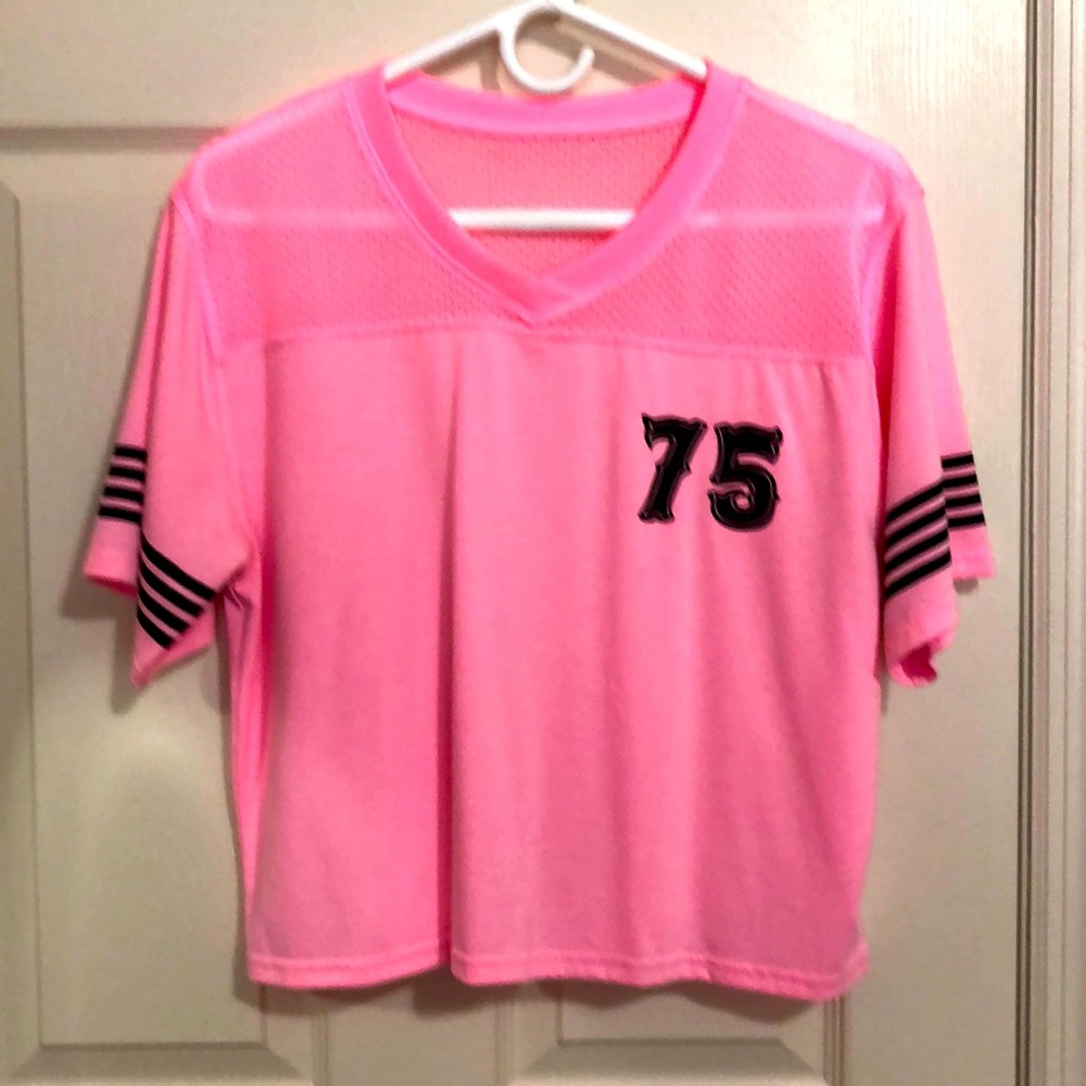 Soft pink short T